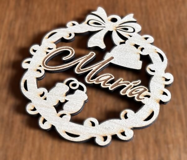 Nimeline jõuluehe kinnastega