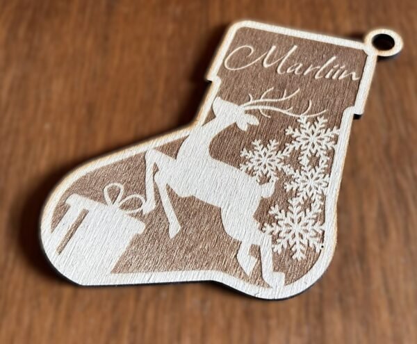 Nimeline jõulusokk kitsega