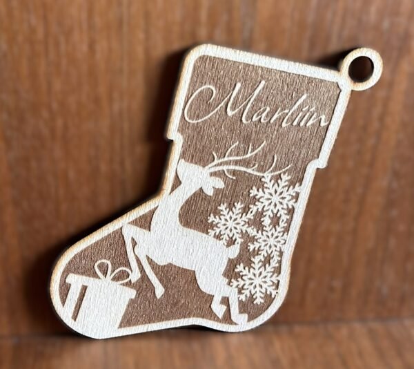 Nimeline jõulusokk kitsega