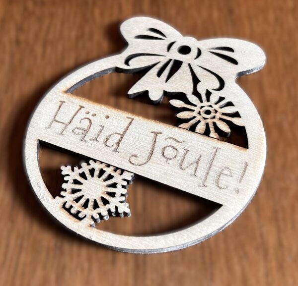 Nimeline jõuluehe lipsuga