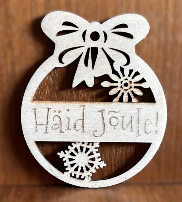 Nimeline jõuluehe lipsuga