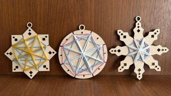 Jõuluehted lõngaga