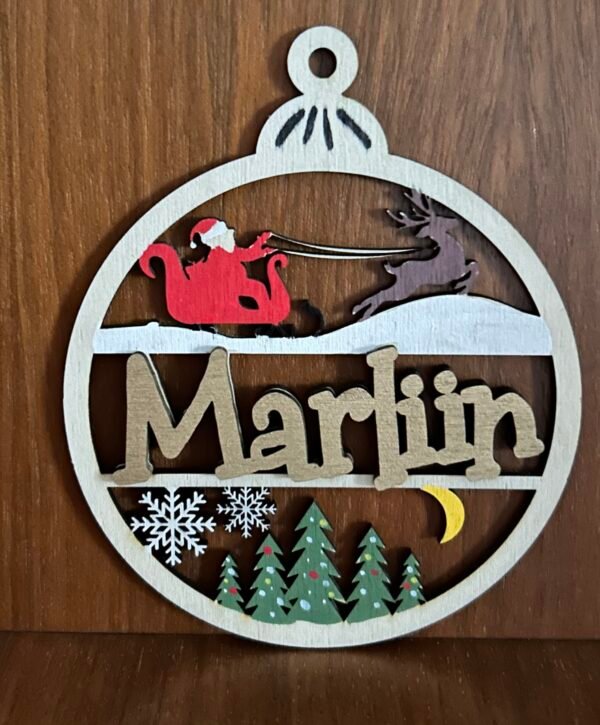 Nimeline jõuluehe jõulumehega