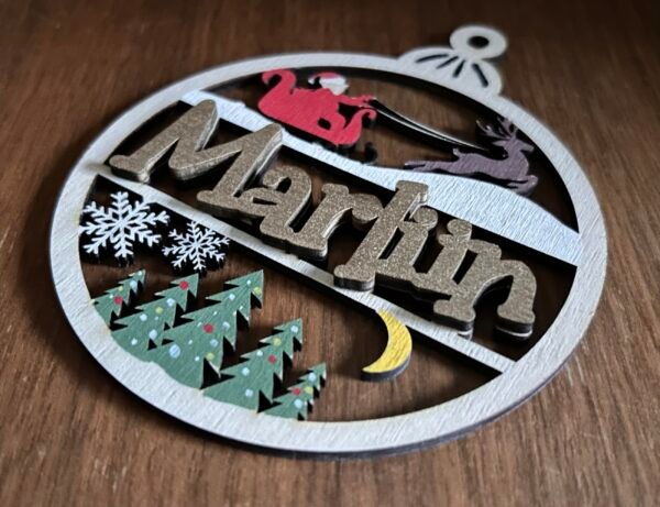 Nimeline jõuluehe jõulumehega