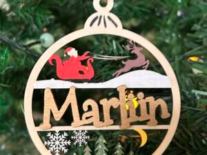 Nimeline jõuluehe jõulumehega